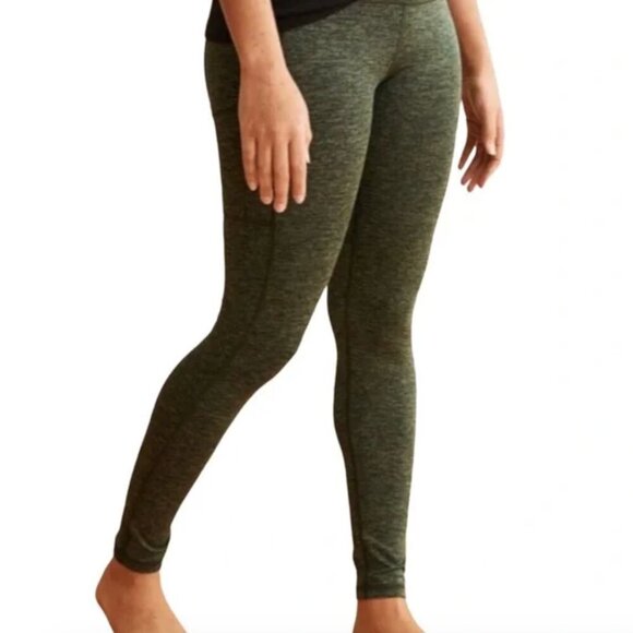 Aerie Chill Play Move Heathered Green Warm Legging with Pockets - Size Small - Picture 1 of 8